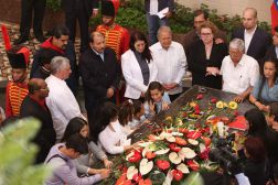 Daniel participa en homenaje a Chávez en el Cuartel de la Montaña
