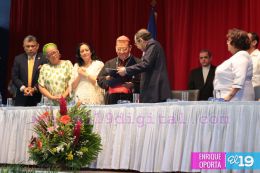 Asamblea Nacional entrega Ley que declara Prócer de la Paz y la Reconciliación a Cardenal Miguel Obando