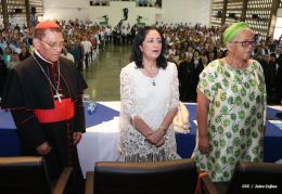 Asamblea Nacional entrega Ley que declara Prócer de la Paz y la Reconciliación a Cardenal Miguel Obando
