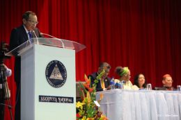 Asamblea Nacional entrega Ley que declara Prócer de la Paz y la Reconciliación a Cardenal Miguel Obando