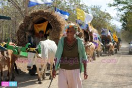 Inicia viaje de carretas peregrinas hacia el Santuario de Popoyuapa