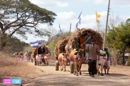 Inicia viaje de carretas peregrinas hacia el Santuario de Popoyuapa