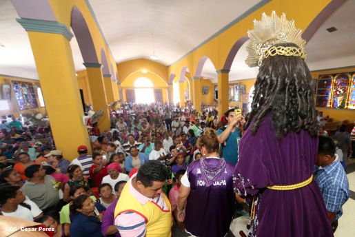 Carretas peregrinas de Jesús del Rescate llegan a Popoyuapa