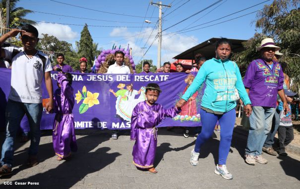 Carretas peregrinas de Jesús del Rescate llegan a Popoyuapa