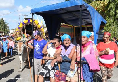Carretas peregrinas de Jesús del Rescate llegan a Popoyuapa