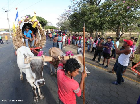 Carretas peregrinas de Jesús del Rescate llegan a Popoyuapa