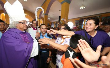 Cardenal Leopoldo Brenes celebra eucaristía en Santuario Nacional de Jesús del Rescate