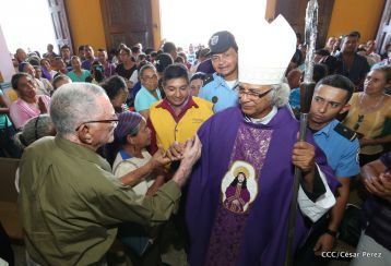 Cardenal Leopoldo Brenes celebra eucaristía en Santuario Nacional de Jesús del Rescate