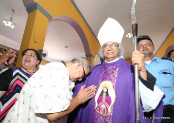 Cardenal Leopoldo Brenes celebra eucaristía en Santuario Nacional de Jesús del Rescate