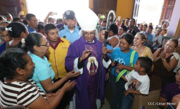 Cardenal Leopoldo Brenes celebra eucaristía en Santuario Nacional de Jesús del Rescate