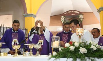 Cardenal Leopoldo Brenes celebra eucaristía en Santuario Nacional de Jesús del Rescate