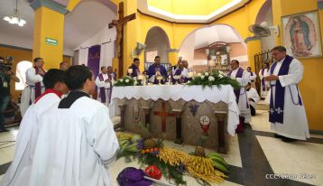 Cardenal Leopoldo Brenes celebra eucaristía en Santuario Nacional de Jesús del Rescate