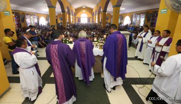 Cardenal Leopoldo Brenes celebra eucaristía en Santuario Nacional de Jesús del Rescate