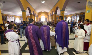Cardenal Leopoldo Brenes celebra eucaristía en Santuario Nacional de Jesús del Rescate