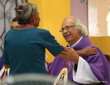Cardenal Leopoldo Brenes celebra eucaristía en Santuario Nacional de Jesús del Rescate