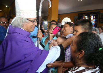 Cardenal Leopoldo Brenes celebra eucaristía en Santuario Nacional de Jesús del Rescate