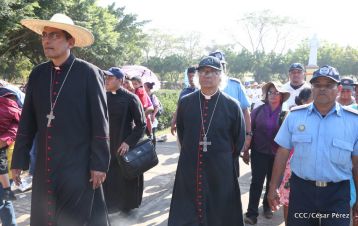 Cardenal Leopoldo Brenes celebra eucaristía en Santuario Nacional de Jesús del Rescate