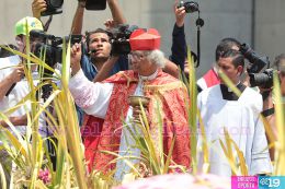 Procesión de Jesús del Triunfo en la Catedral de Managua