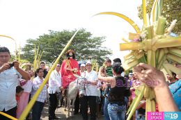 Procesión de Jesús del Triunfo en la Catedral de Managua