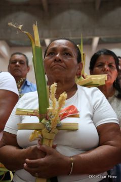 Procesión de Jesús del Triunfo en la Catedral de Managua