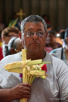 Procesión de Jesús del Triunfo en la Catedral de Managua