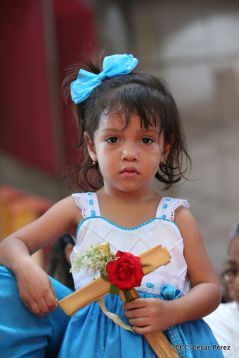 Procesión de Jesús del Triunfo en la Catedral de Managua