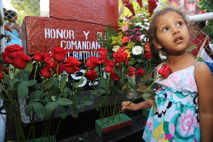 Homenaje Juventud Sandinista a Julio Buitrago