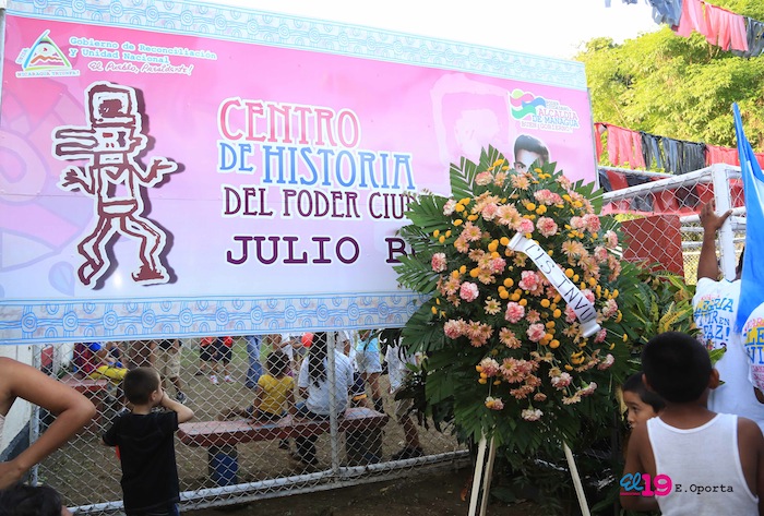 Homenaje Juventud Sandinista a Julio Buitrago