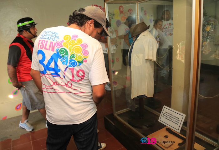 Homenaje Juventud Sandinista a Julio Buitrago