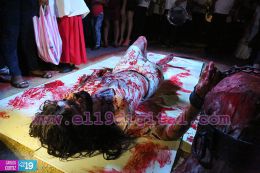 Elaboran Alfombras Pasionarias y realizan tradicional Santo Entierro en León