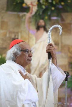 Cardenal Brenes oficia Misa de Resurección