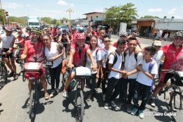 Ciclistas franceses llegan a Nicaragua para conocer nuestras bellezas naturales