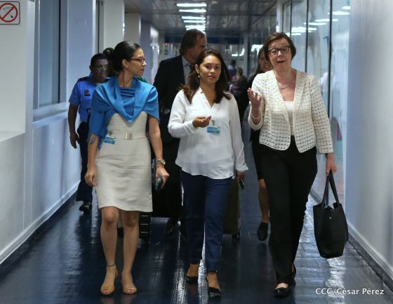 Llega a Nicaragua Viceministra de Relaciones Exteriores de Suecia para fortalecer relaciones bilaterales