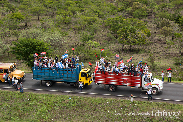 Caravanas llegan a Managua para el 34/19!