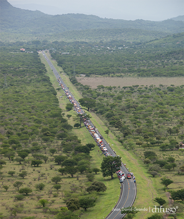 Caravanas llegan a Managua para el 34/19!