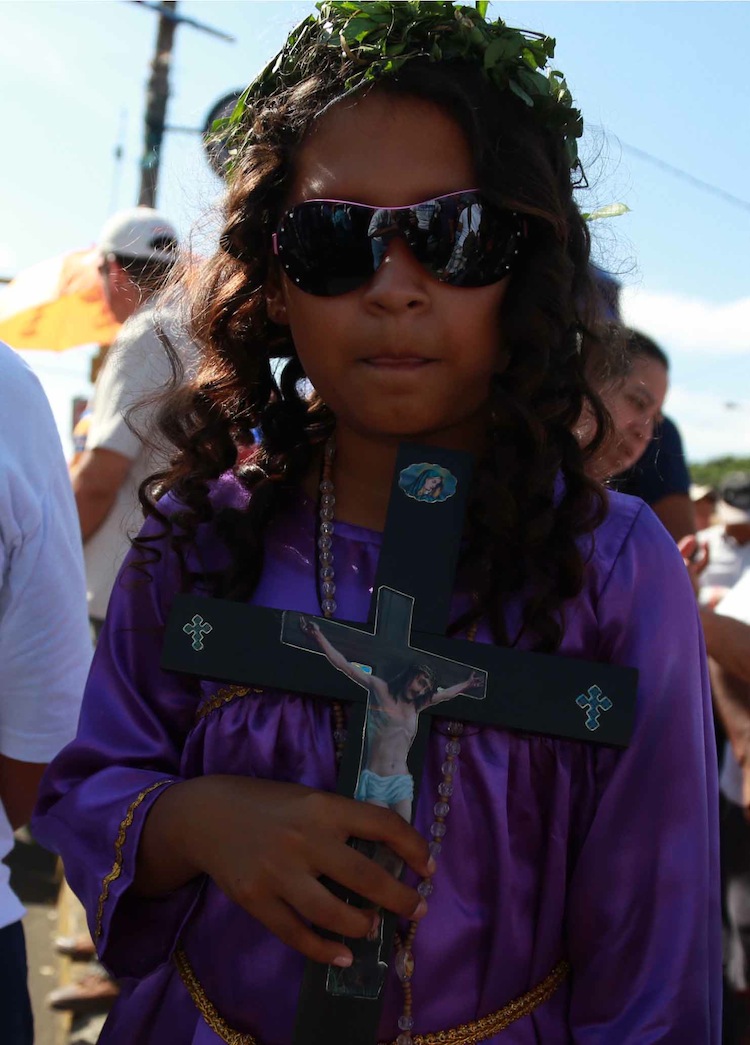 Viacrucis de Viernes Santo en Managua