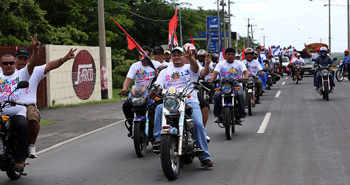 Caravanas llegan a Managua para el 34/19!