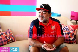 Diego Maradona se despide de Nicaragua tras inolvidable visita