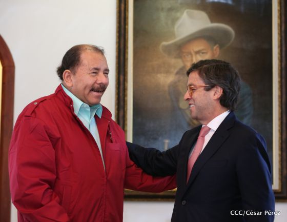 Presidente Daniel Ortega recibe a Luis Alberto Moreno, presidente del BID