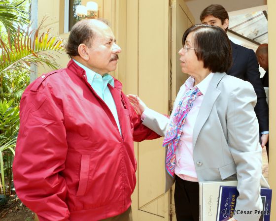 Presidente Daniel Ortega recibe a Luis Alberto Moreno, presidente del BID