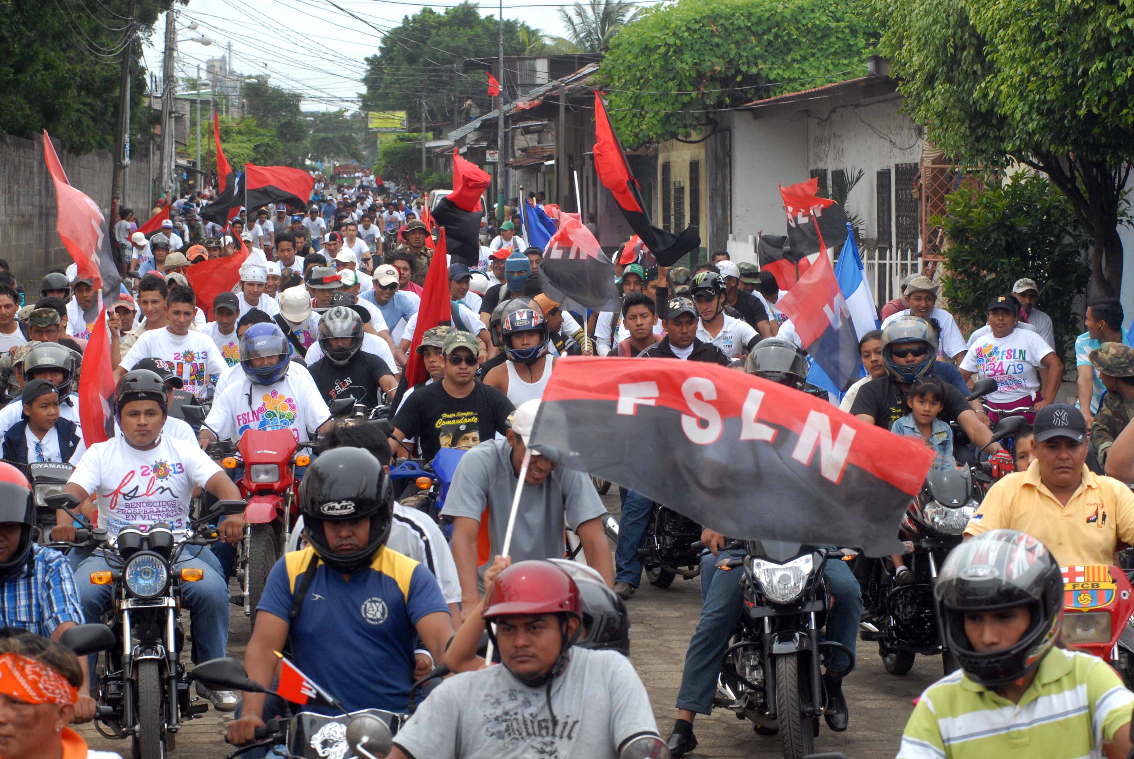 Caravanas llegan a Managua para el 34/19!