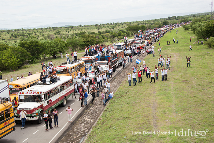 Caravanas llegan a Managua para el 34/19!