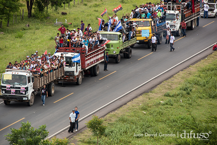 Caravanas llegan a Managua para el 34/19!