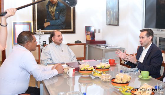 Presidente Daniel se reúne con Jorge Familiar, vicepresidente del Banco Mundial para América Latina y el Caribe