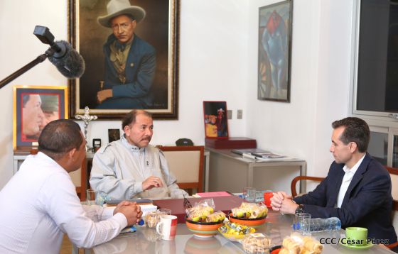 Presidente Daniel se reúne con Jorge Familiar, vicepresidente del Banco Mundial para América Latina y el Caribe