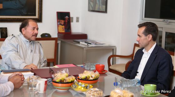 Presidente Daniel se reúne con Jorge Familiar, vicepresidente del Banco Mundial para América Latina y el Caribe