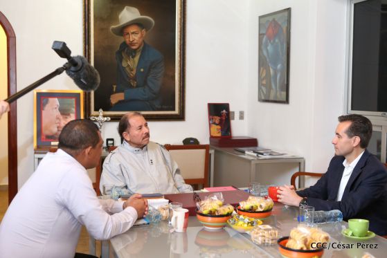 Presidente Daniel se reúne con Jorge Familiar, vicepresidente del Banco Mundial para América Latina y el Caribe