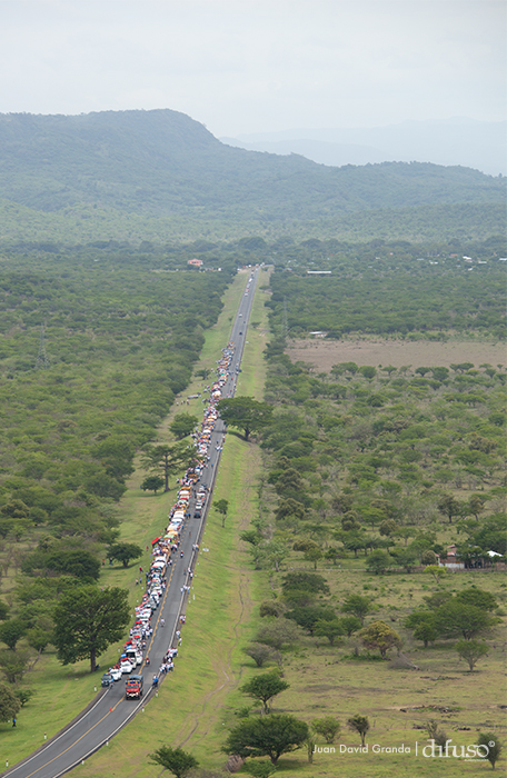 Caravanas llegan a Managua para el 34/19!