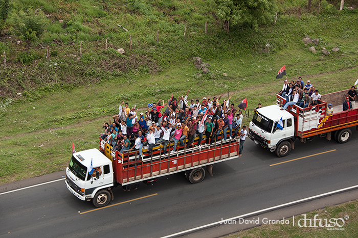 Caravanas llegan a Managua para el 34/19!