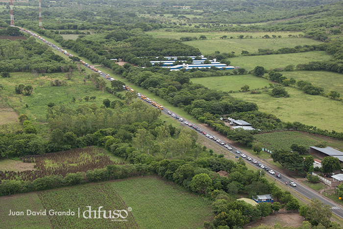 Caravanas llegan a Managua para el 34/19!